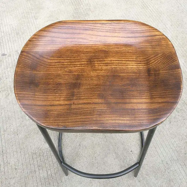 2022 New Design Dining Room Ghost Bar Stool Home Classic Wooden Bar Stool