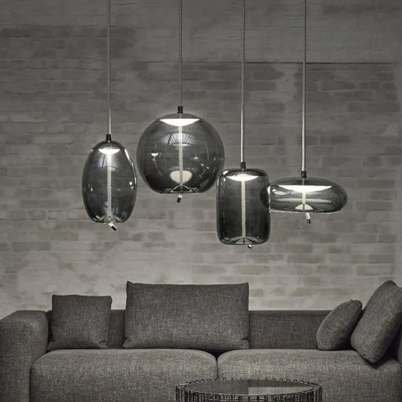 Modern  Glass Chandelier Lighting Pendant Lamp For Hotel Living Room Bedroom Home Hanging Lights