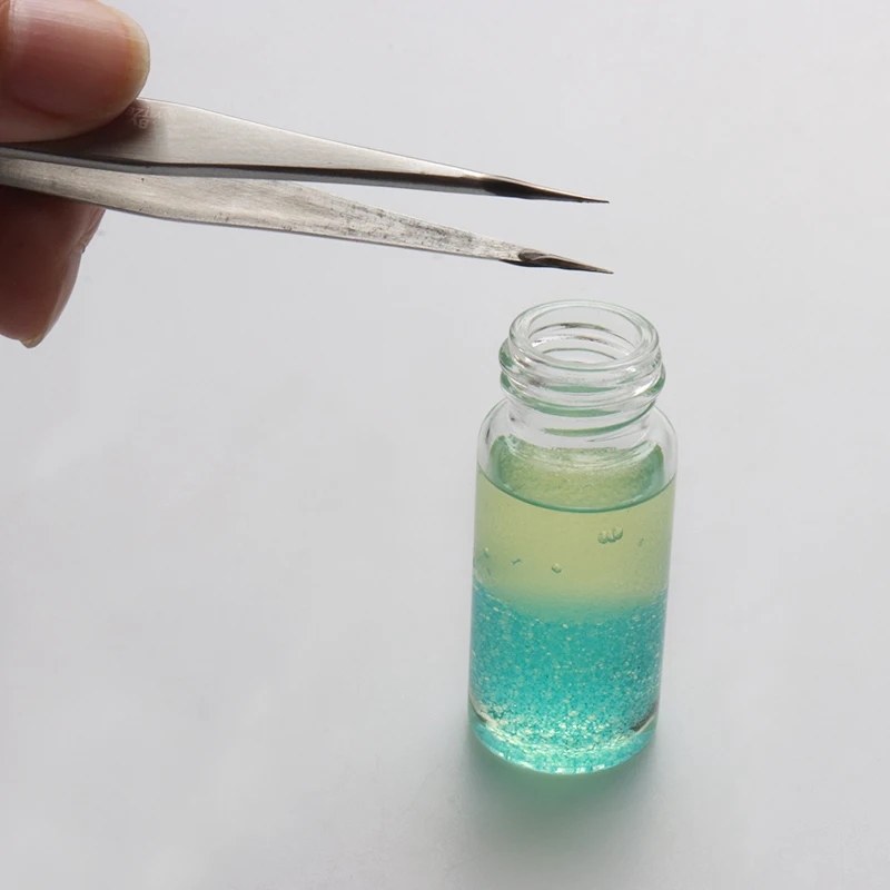 eyelash extension private label tweezers Cleanser Liquid Remover and Sponge Ball Cleaning Tools Kit