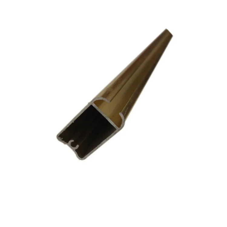 Best price extrusion tube curtain track alloy profile for window alluminium track guide reil