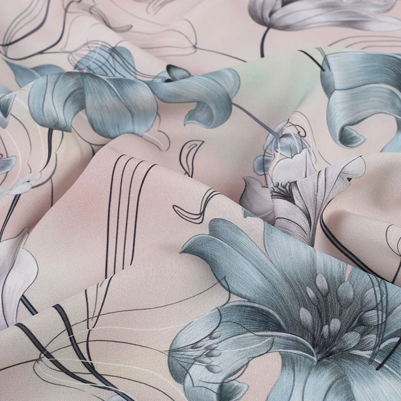 OEM/ODM 45S Printed 100% Rayon viscose crepe fabric