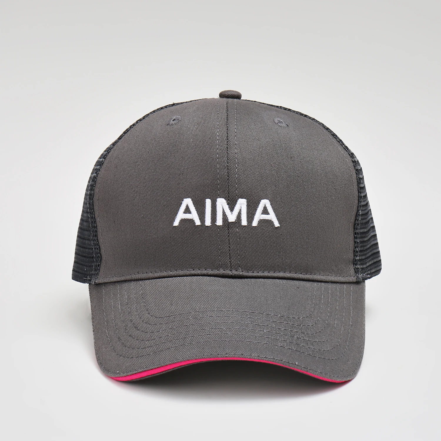 Manufacturer Wholesale Men and Children Mesh Sports Baseball Snapback Caps Curved Brim Custom Logo Mesh  Trucker Hat Sandwich