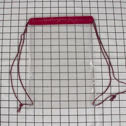 Оптовая продажа, рекламные Водонепроницаемые рюкзаки, сумки для белья, обуви, прозрачная сумка из ПВХ на шнурке