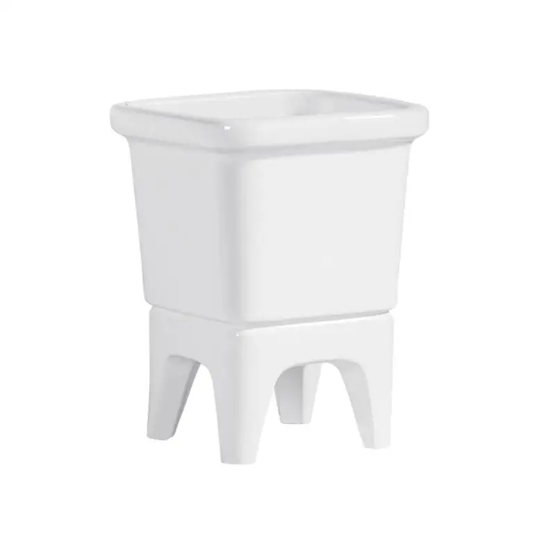 LORY Brand High Quality Ceramic Floor Standing Mounted Pedestal Basin Mop Sink for Floor Washing