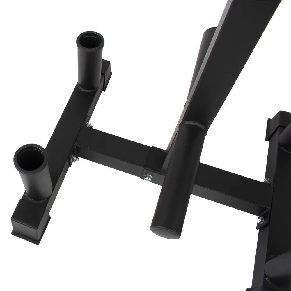 Fitness Equipment Weight Lifting Barbell Bar 4 Hole Weight Plate Tree Storage Base Rack for 50mm bar holder 2-inch Barbell Plate