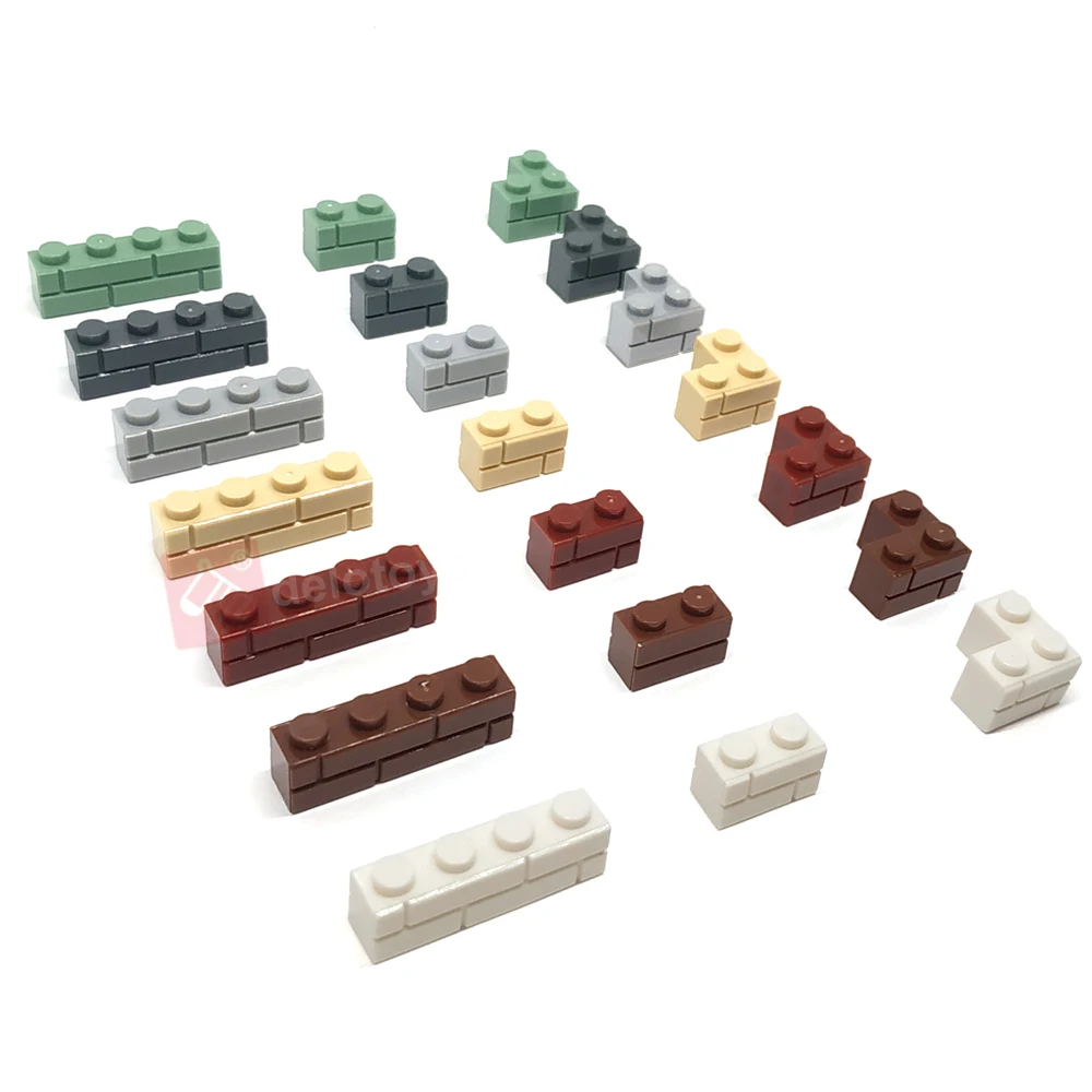 DIY bulk building blocks plastic wall bricks 1x4 Dots Professional OEM order accessory  BRICK 1*4 SINGLE (15533)