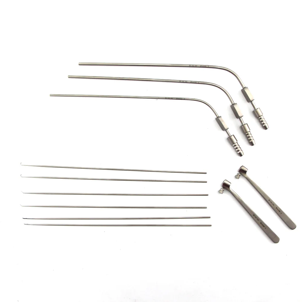 175mm Stainless Steel ENT Self-retaining Laryngoscope set