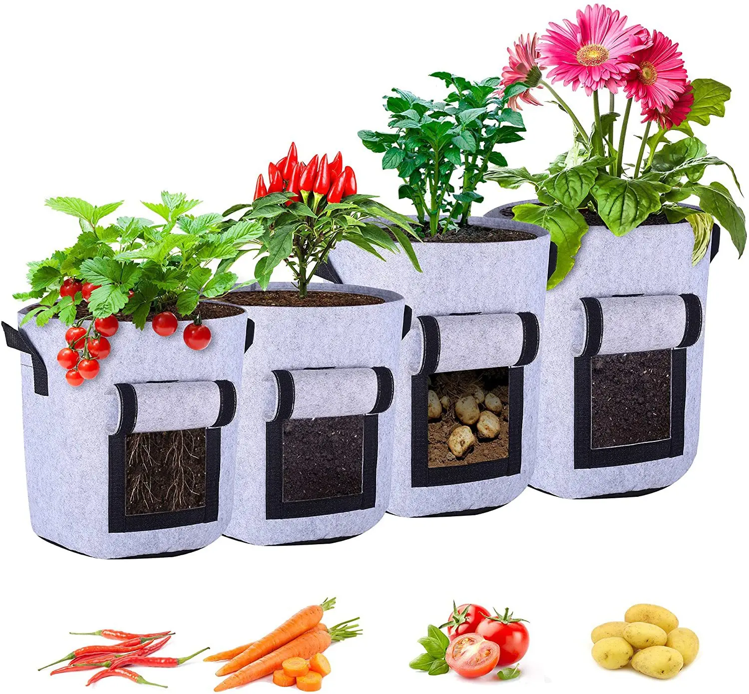 OEM Non-Woven Fabrics Customizable Corrosion Resistance Plant Cultivation Grow Bag