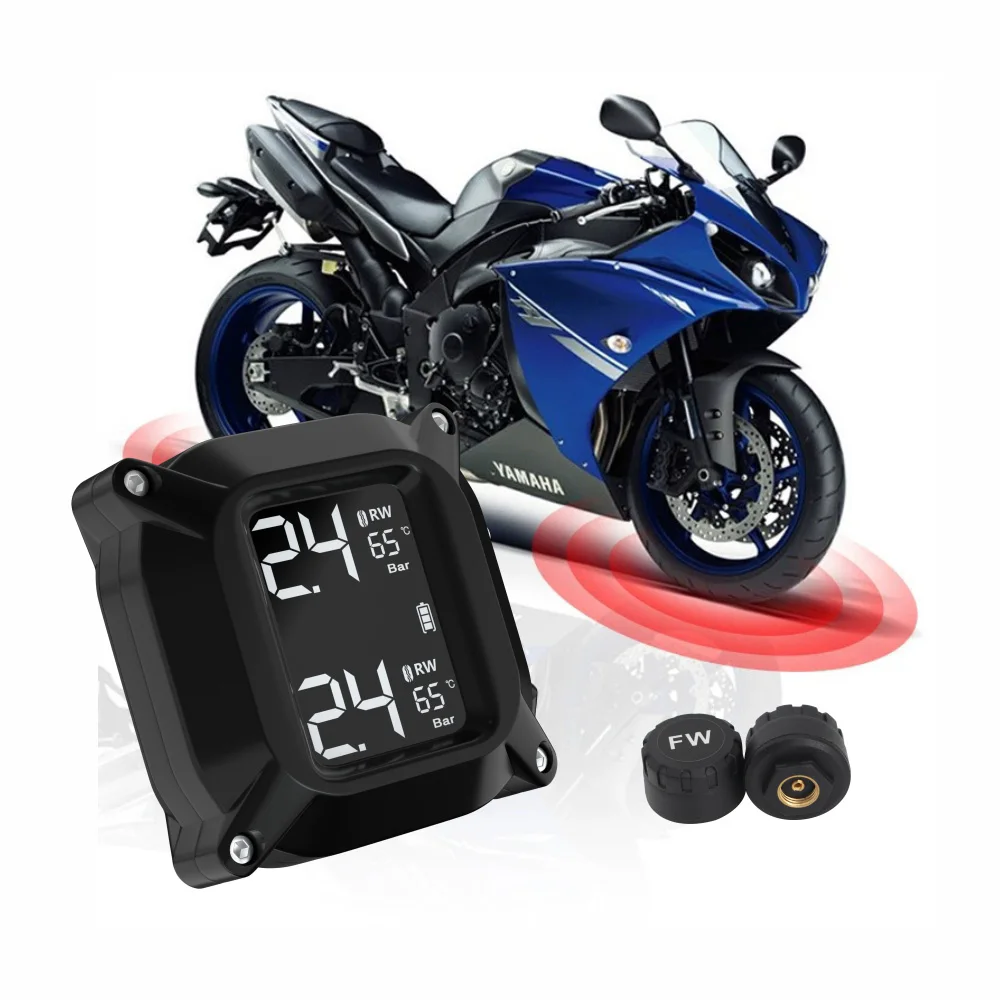Waterproof Tire Pressure Monitoring System External Sensor Motorcycle Tpms For Motorcycle