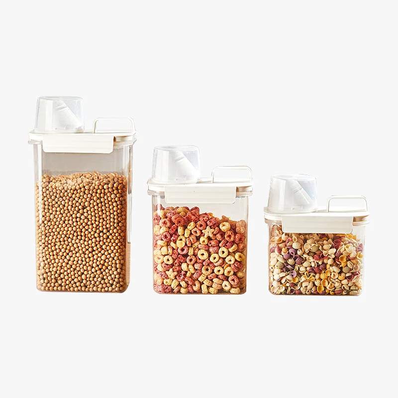 AMZ Hot Selling grain storage  Measuring Cup Food Storage Jar Insect-proof  transparent miscellaneous grain tank