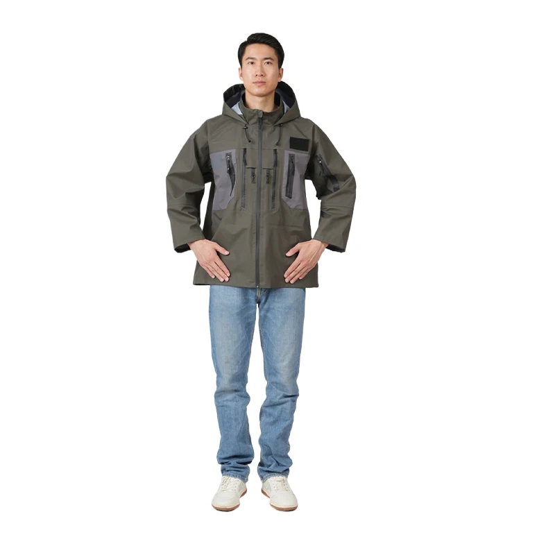 High quality NEW fashion 2024 waterproof Hiking Hunting hard Shell Rain Jacket outdoor Waterproof Jacket heating Jacket gore-tex