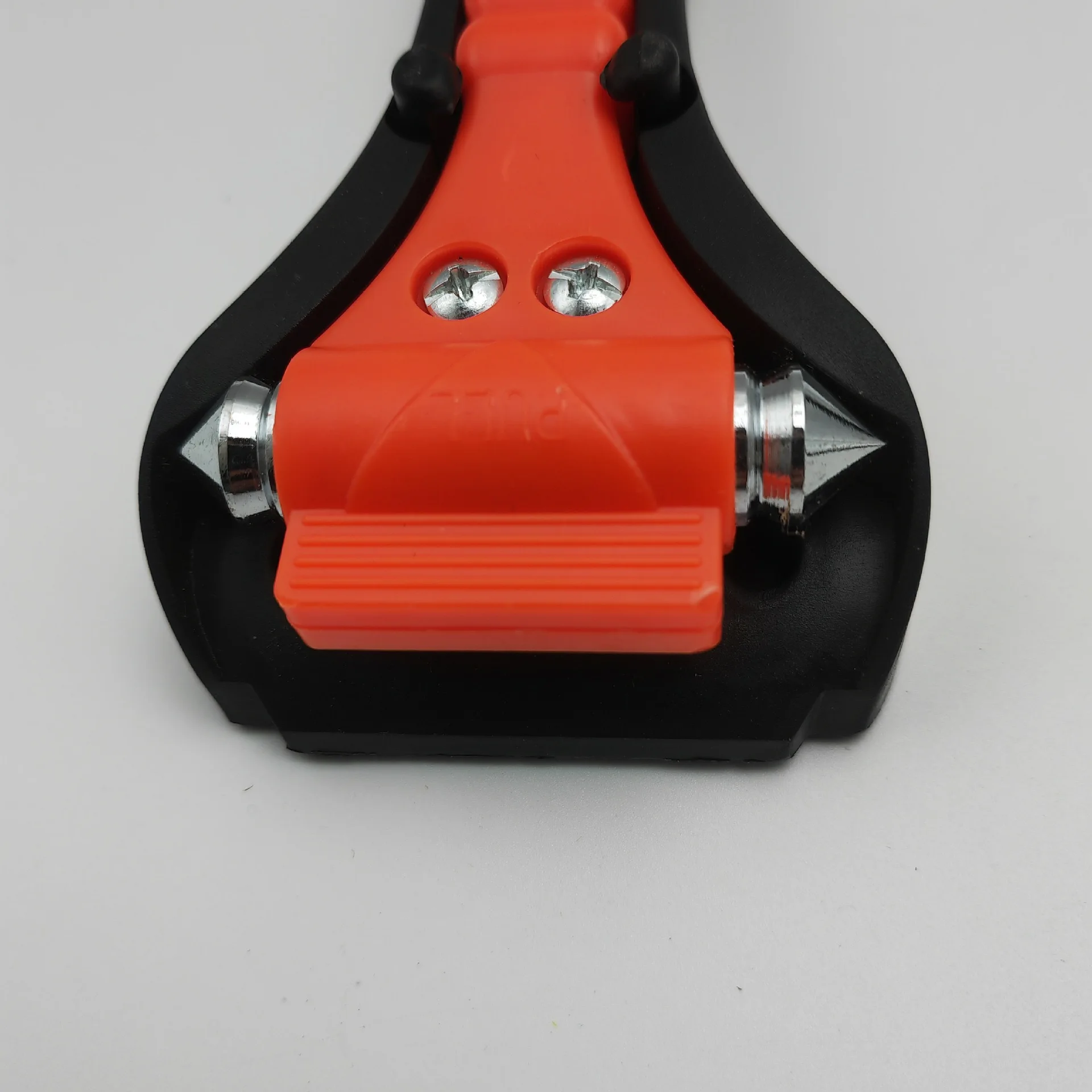 Mini car safety hammer, life-saving escape emergency hammer, safety belt cutter, window glass breaker, car rescue red hammer