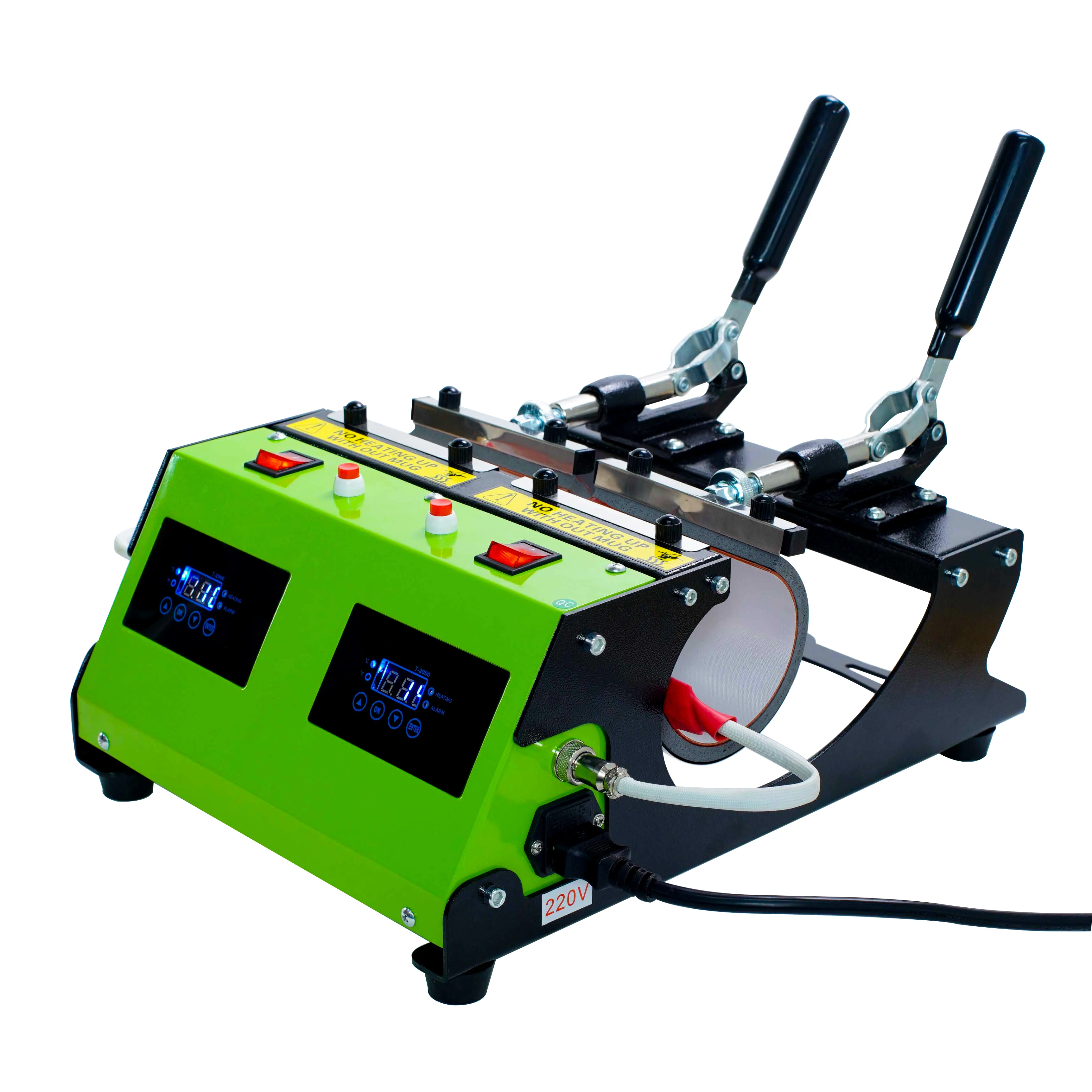 Double Station Pneumatic Label Heat Press Digital Control Box for Combo Heat Press Machine 11oz Mug Machine