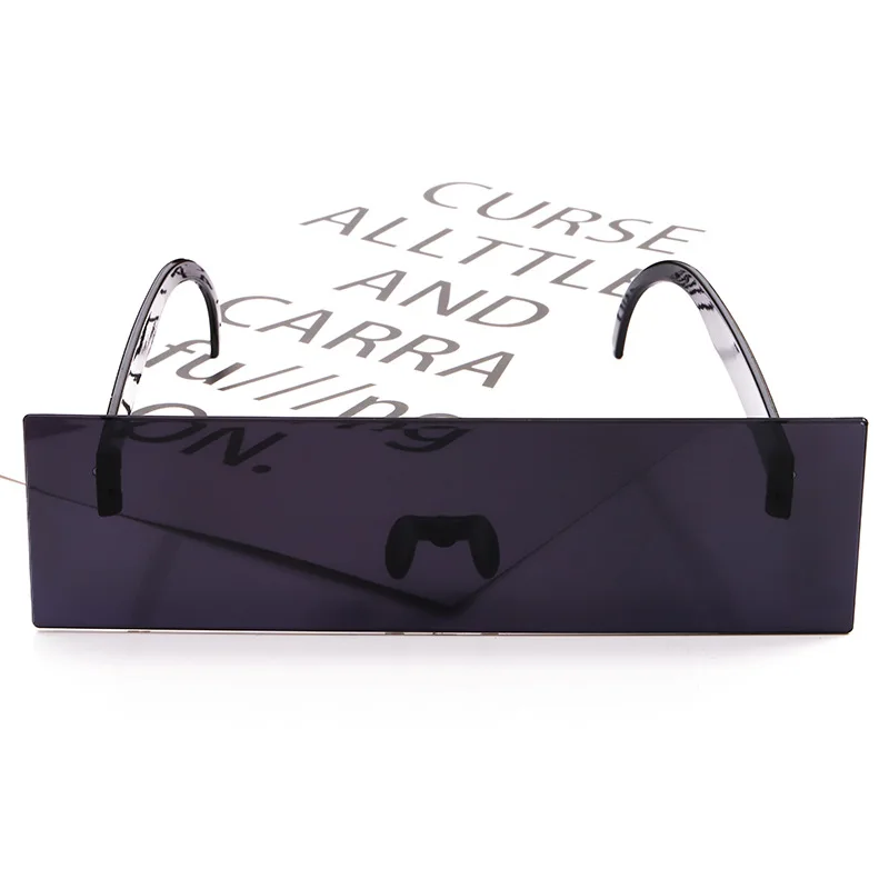 New Fancy Glasses Censorship One-piece Black Eye Covered Bar Internet Sunglasses For Party Cosplay