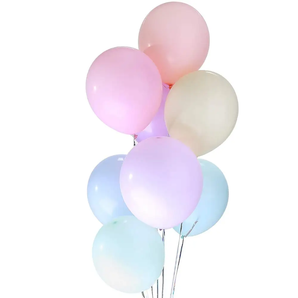 Pastel Party Balloons 100pcs 10 inch Assorted Color Latex Balloons Birthday Baby Shower Balloons