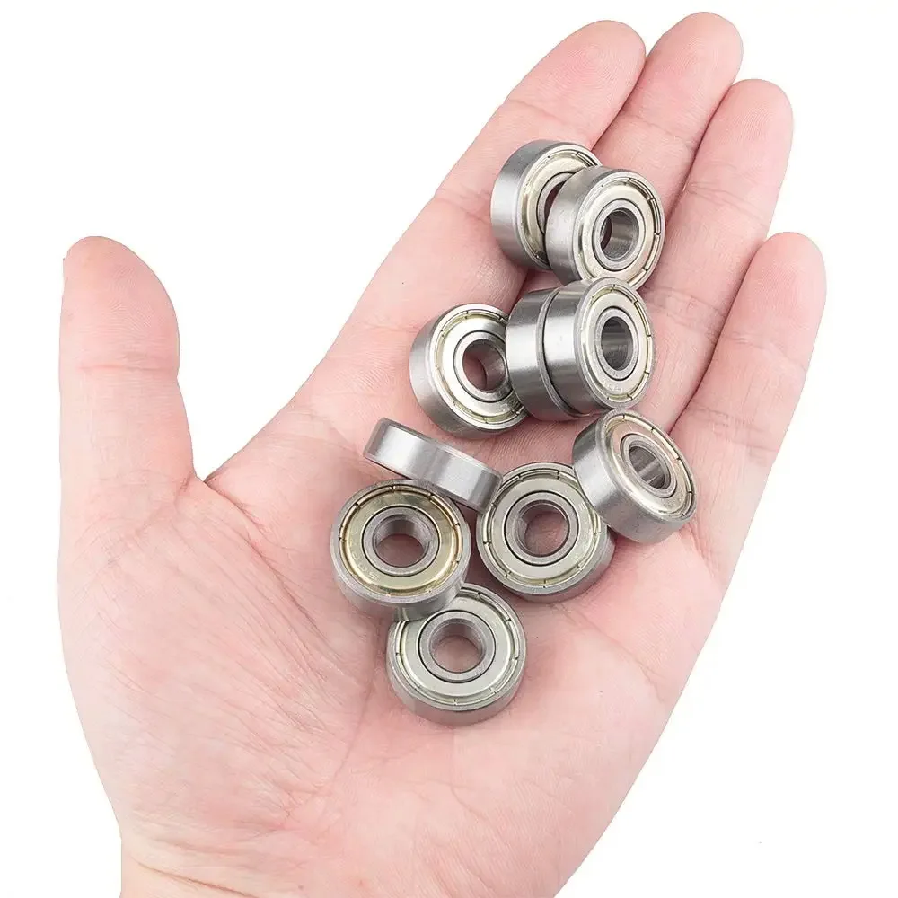 608ZZ Ball Bearing, (0.8x2.2x0.7cm/0.31x0.87x0.28in), Stainless Steel Wheel Bearing, For Skateboards, Roller Skates