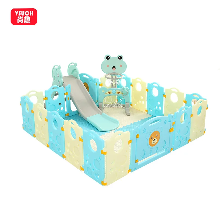 Safe Activity Field Colorful Modern Folding Color Playpen Baby Safety Fence Kid