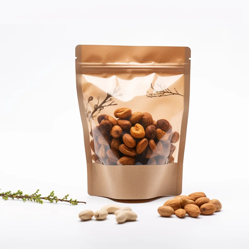 Custom Design Compostable Stand Up Pouch Plastic Pet Snack Packaging Zipper Pouch Dog Treat Bag Pet Food Bag