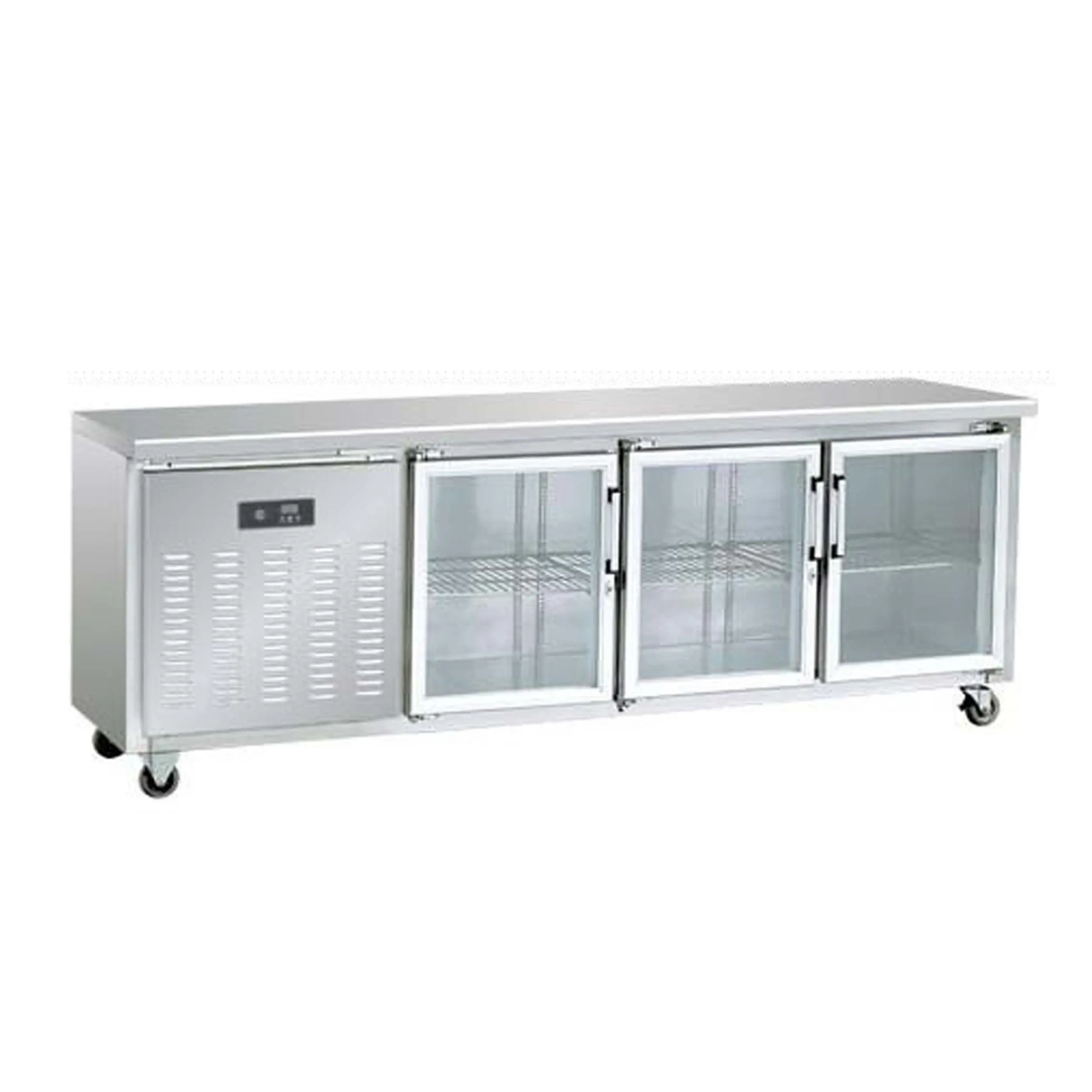 Competitive Price High-Capacity Stainless Steel Construction Refrigerating Table For Commercial Kitchens