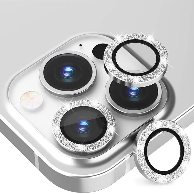 Новое поступление, Блестящий протектор объектива камеры для iphone 11 12 13 14 mini pro max