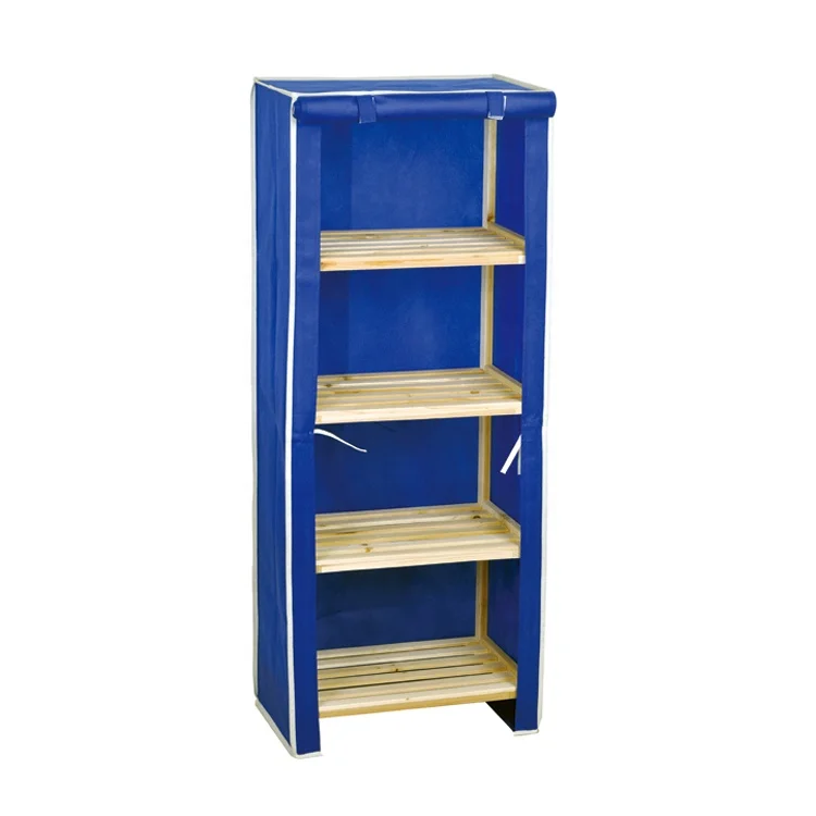 
4 Tair Non-woven Storage Portable Shoe Cabinet 