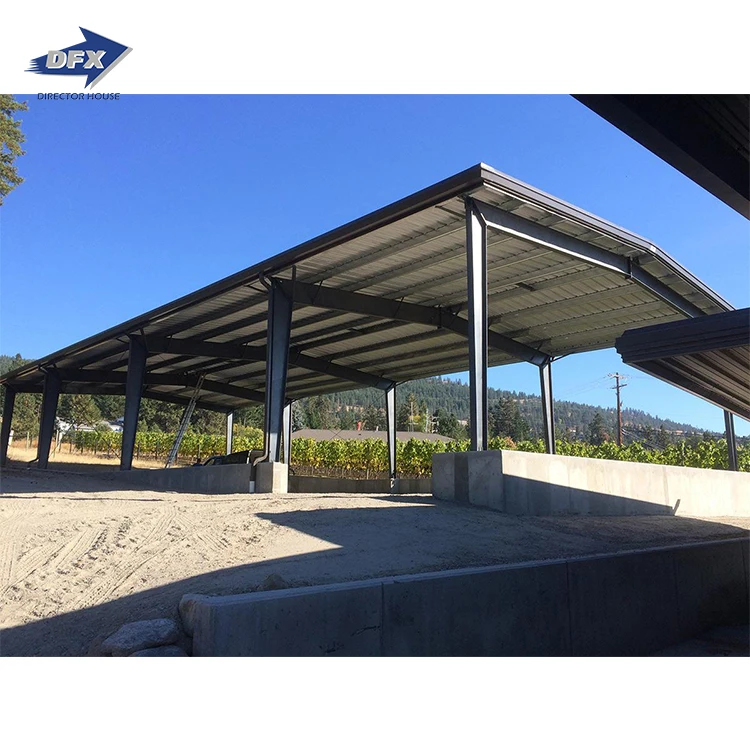Steel Frame Truss Roof Warehouse Shed Steel Structure Storage Building Construction