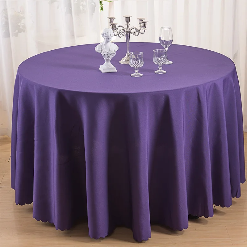 Cheap Price Banquet Party Custom Made Tablecloth Round Table Cloths