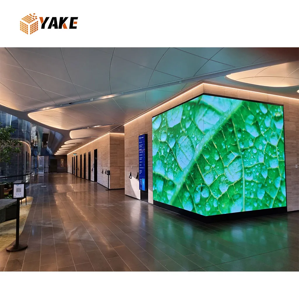 Giant Indoor Outdoor LED advertising Screen Standing P2.5 P4 LED cube screen Display Video Four faces Digital LED Billboard Sign
