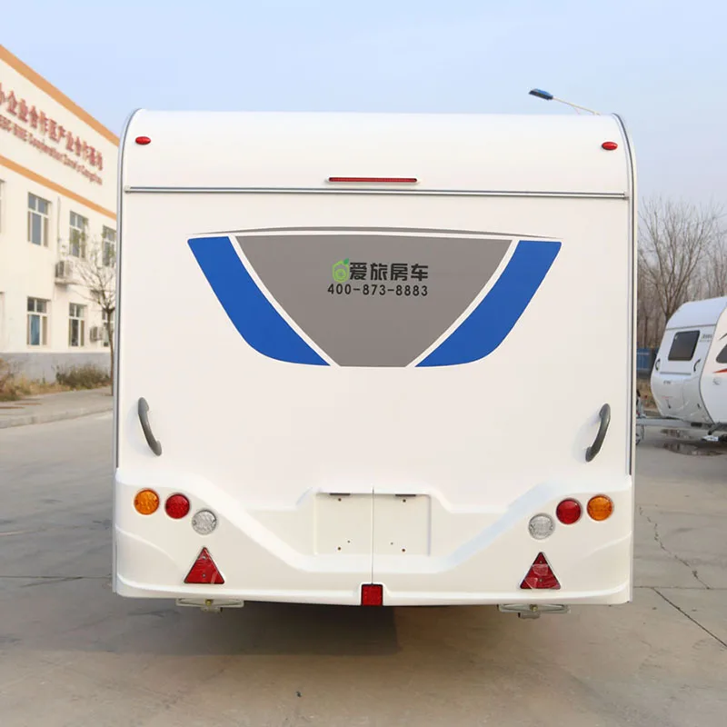 Famous tourism aluminum rv travel truck camper trailer for sale Made in China