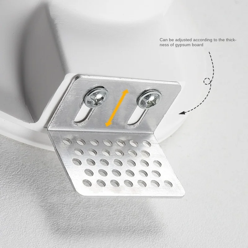 12W 7W adjustable chrome recessed spot downlight ceiling trimless recessed grill spot light led spotlight