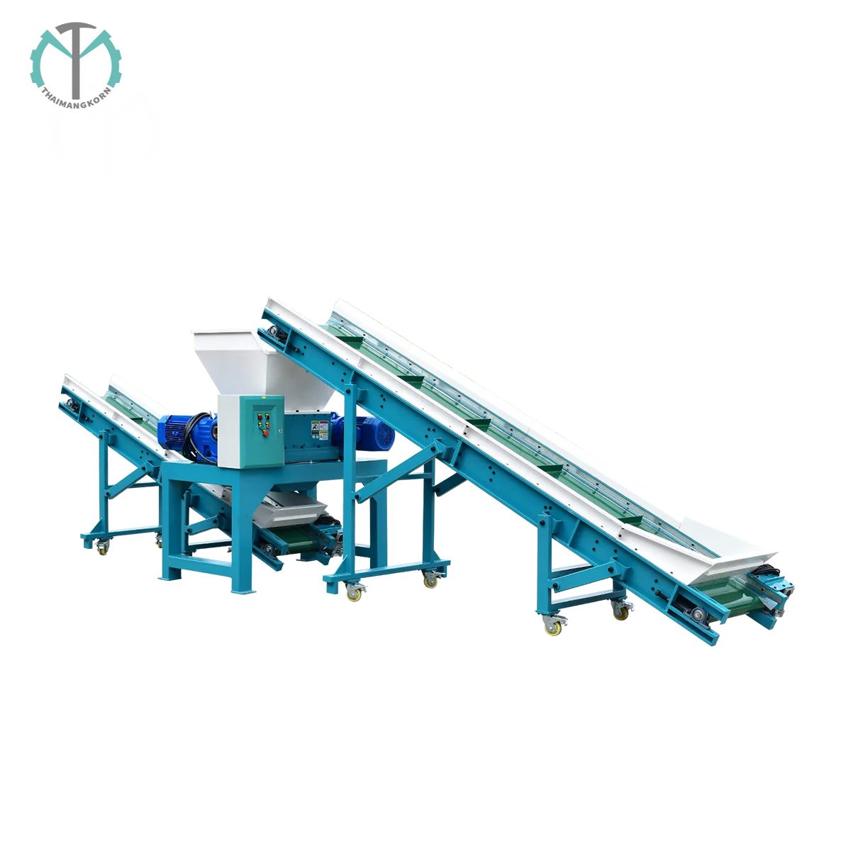 Сделано в Китае двухвальный измельчитель бумаги с деревянными поддонами высокого качества машина для измельчения тяжелая работа