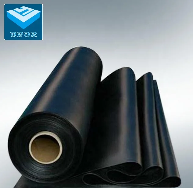 Antiseepage HDPE smooth textured black geomembrane fish shrimp pool pond liners with ASTM GM13 standard lower price