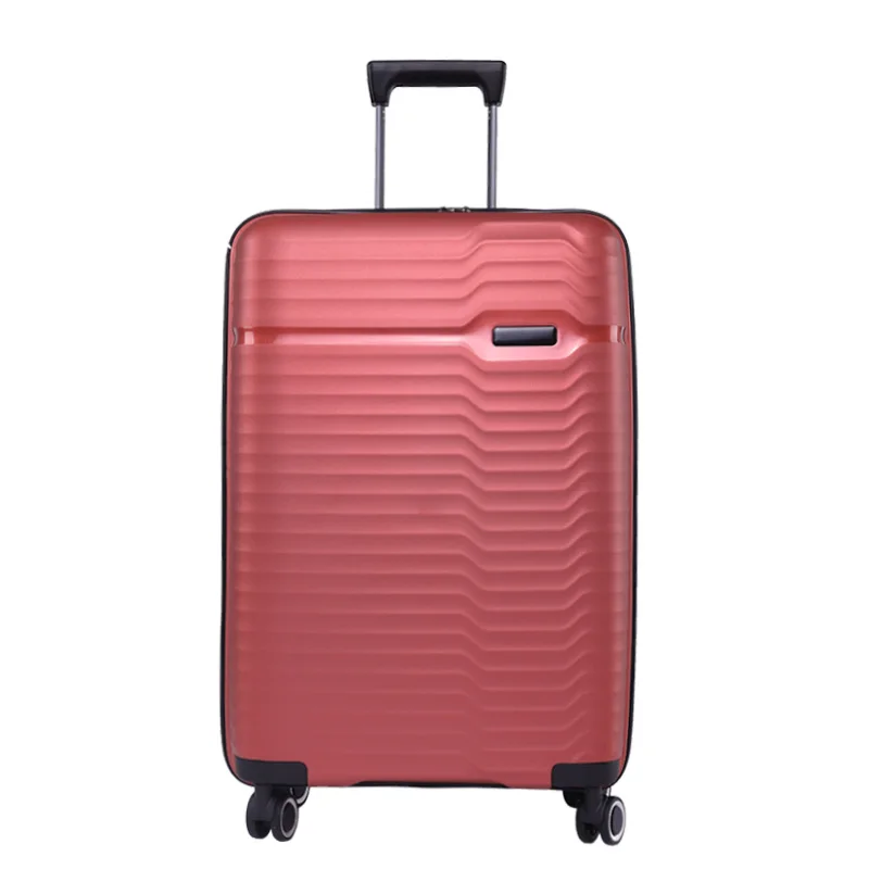 Taizhou 8 wheels 2021 New fashion rose red trolley suitcase no broken maleta de viaje travel luggage