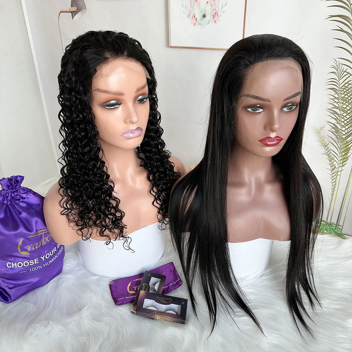 Wholesale 100%Water Wave Raw Brazilian Virgin Human Hair 360 Full HD Lace Frontal Wig For Black Women Human Hair Lace Front Wig