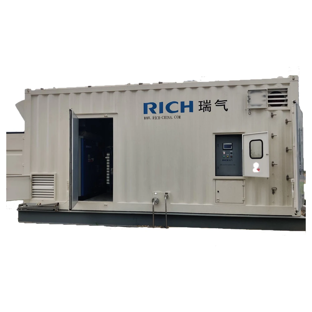 Portable 99% purity PSA nitrogen generator N2 gas plant installed in containers or on trailers for petroleum