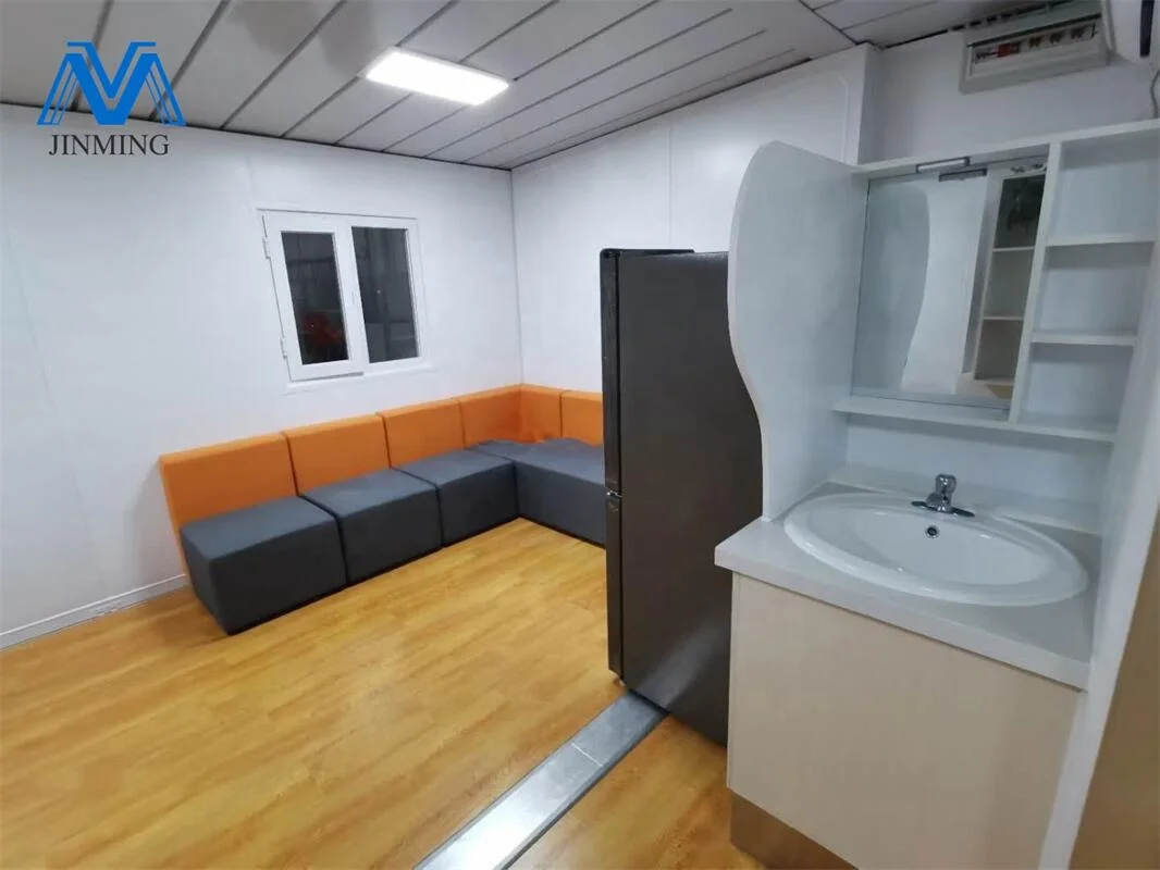 Factory Custom 20ft 40ft Easy Folding Expandable Container House On Wheels 3 Bedroom Mobile Foldable Prefab Home For Sale Usa