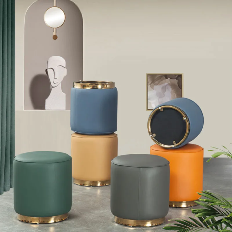 Home sofa sitting room table stool shoe changing stool fashion low stool for KTV