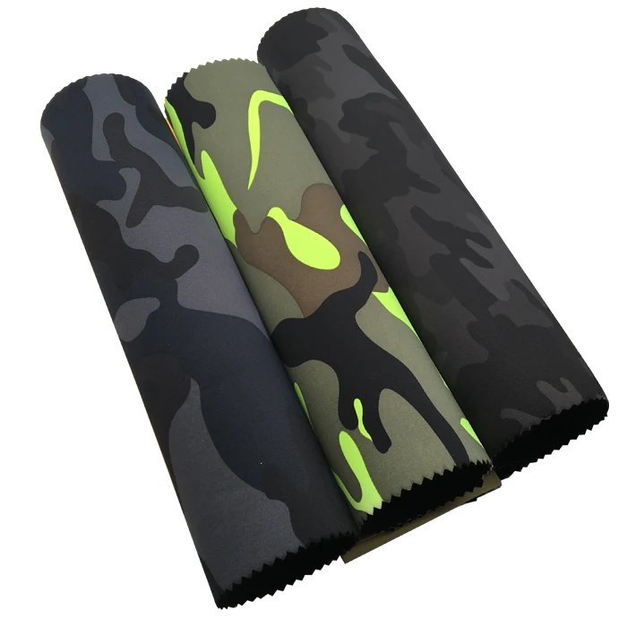soft neoprene fabric sheets custom made printed nylon fabric lining 2mm