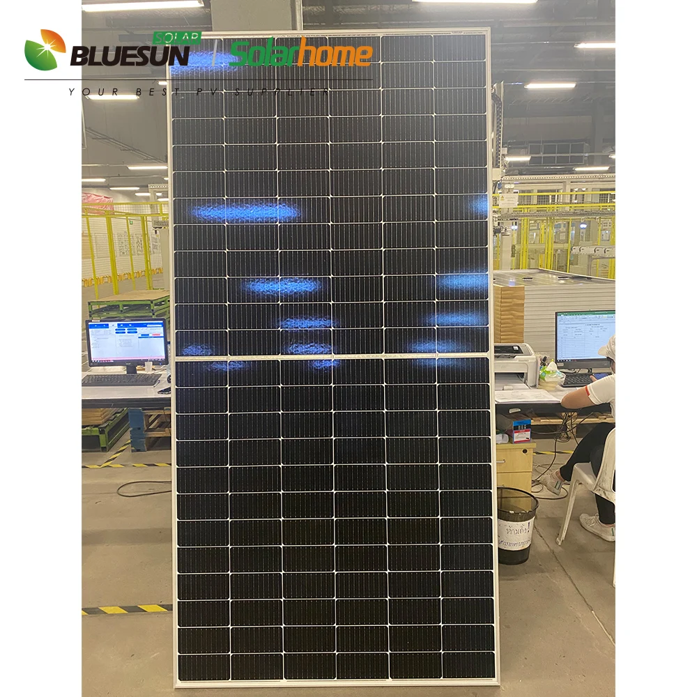 M10 182mm solar panels bifacial 550wp us stock cheap price 0 tariff solar energy system