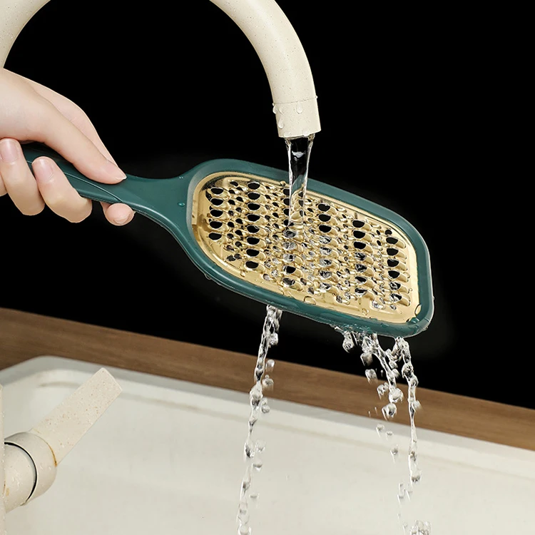 Kitchen Grater Multifunctional Stainless Steel Potato Shredded Carrot Grater Light Luxury Cutting Vegetable Melon Peeler