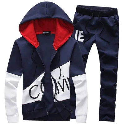 New jogging Custom Track Suits Tracksuit For Men Polyester Sportswear Suit By Lazib