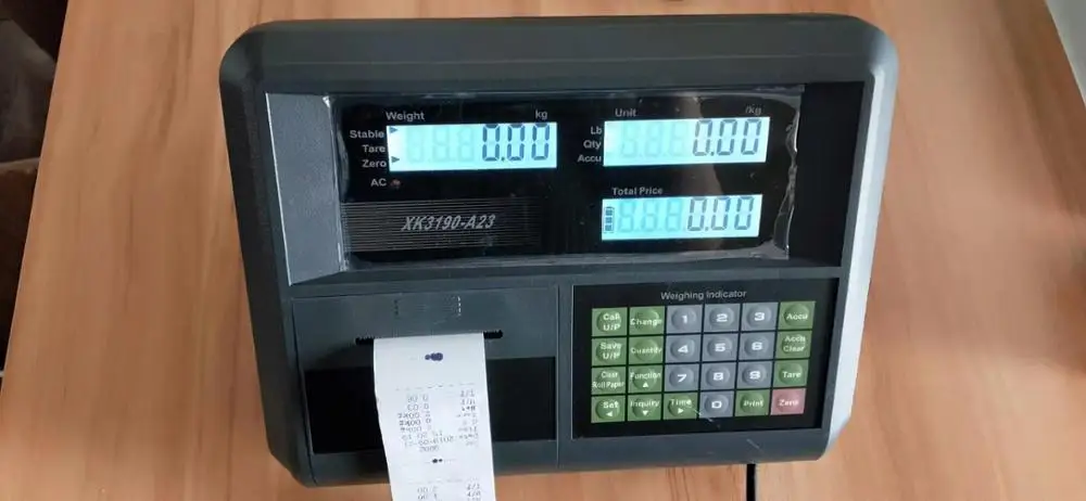 150kg 200kg  300kg 500kg platform scale with A23p indicator