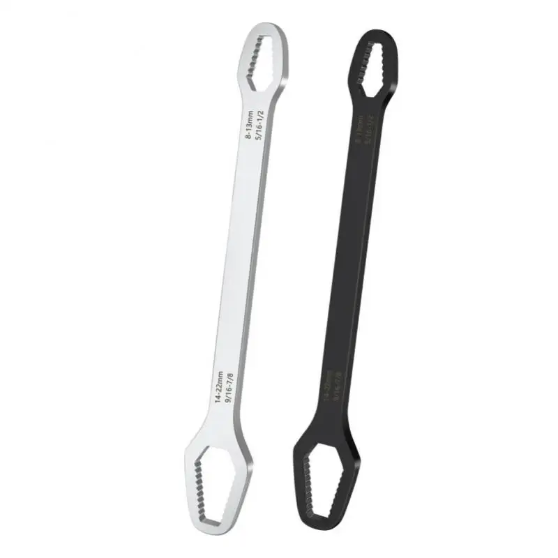 8-22mm Universal Double-Head Wrench Torx Spanner Car Bicycle Repair Tool Screw Nuts Ratchet Wrenches