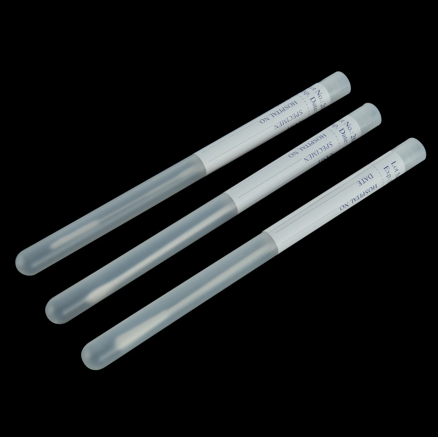 Медицинский Флокированный тампон для горла, назофарингеальный тампон в тюбике