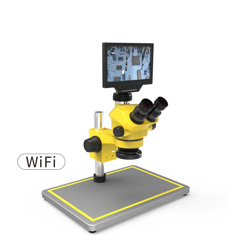 VS0750TP-007W  Magnification 0.7X-5X  Stereoscopic  7inch LCD  Microscope stereo microscope Microscope USB