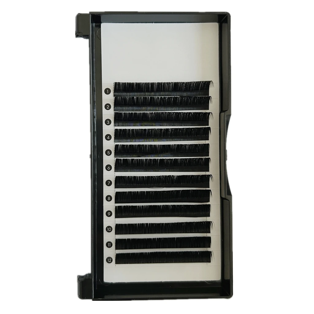 Hybrid lash tray individual eyelash extensions mix tray, classic eyelash extensions with private label XL tray