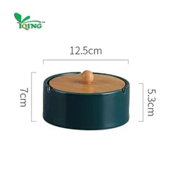 Exquisite workmanship high quality special for household smoking smoking accessories luxury ashtray with lid cigar accessories