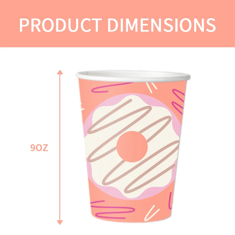 Xieli Birthday Party Supplies Disposable Paper Cup With Logo