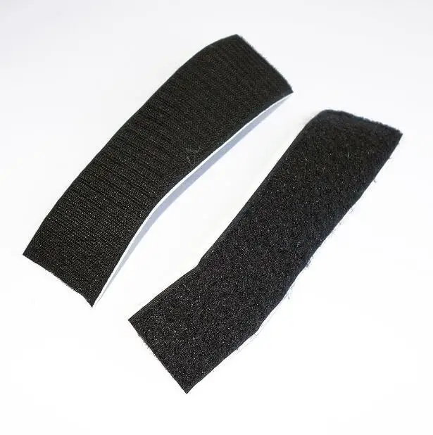 hook loop fastnener hook and loop needle loom nylon black stretch unnapped hook and loop soft el