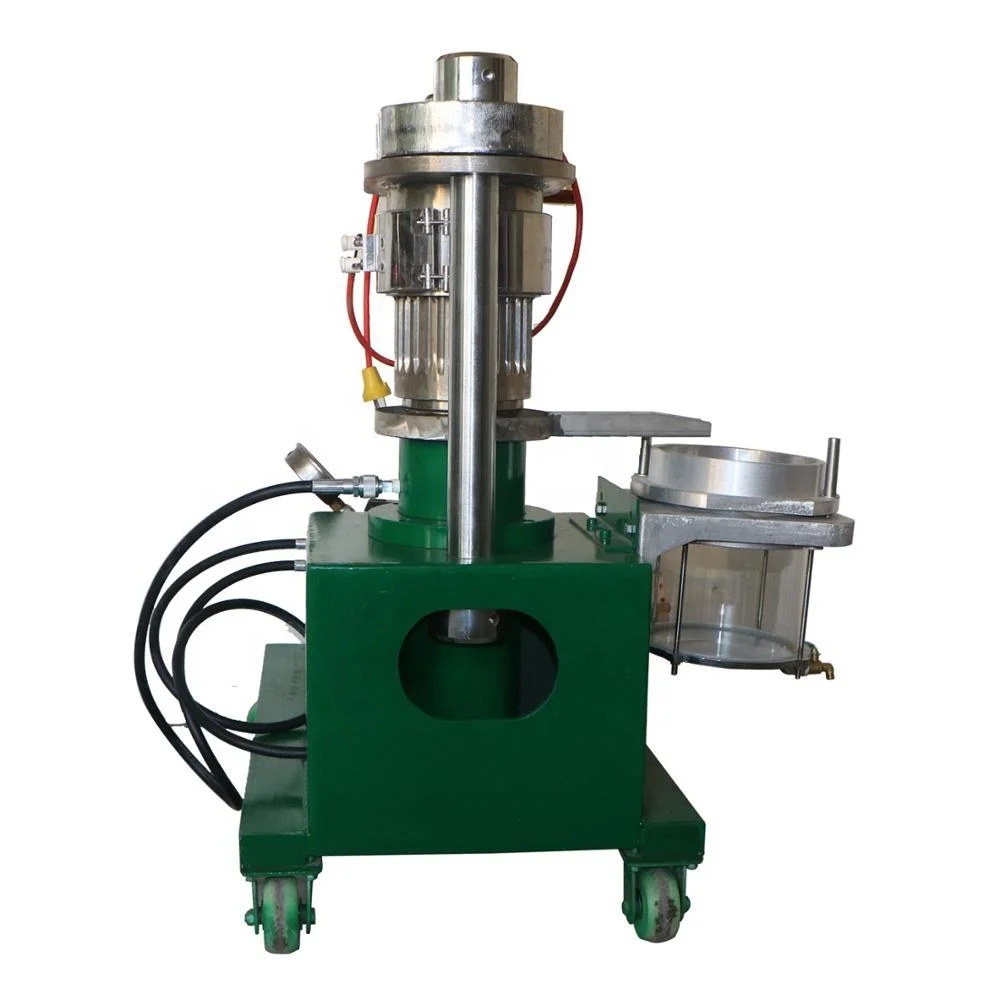 Hydraulic manual small sunflower seed oil cold press extraction machine